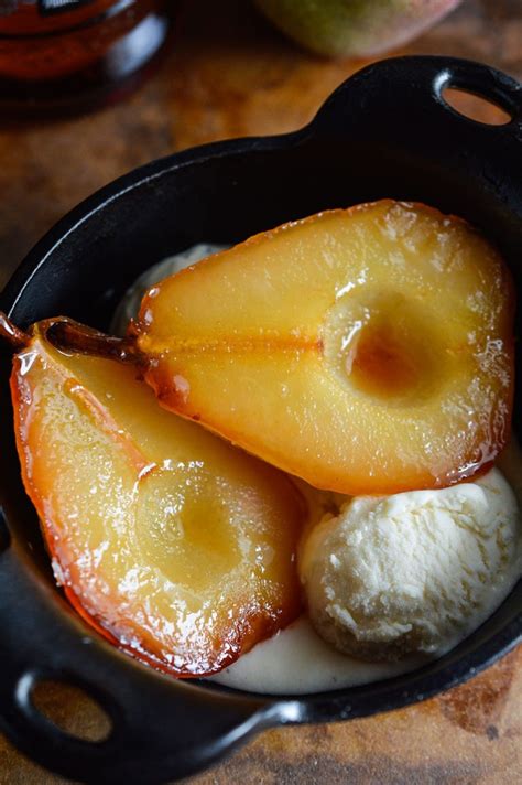 Tuaca and Cider Roasted Pears - WonkyWonderful