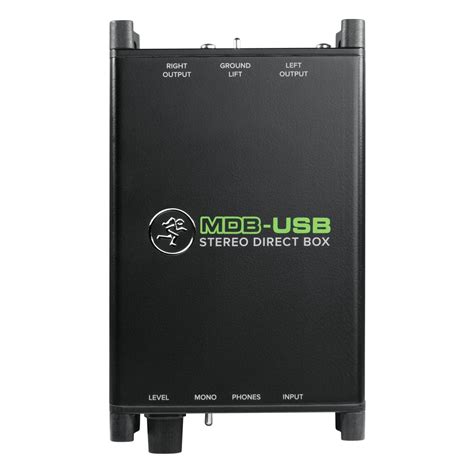 Mackie MDB-USB Stereo DI Box at Gear4music