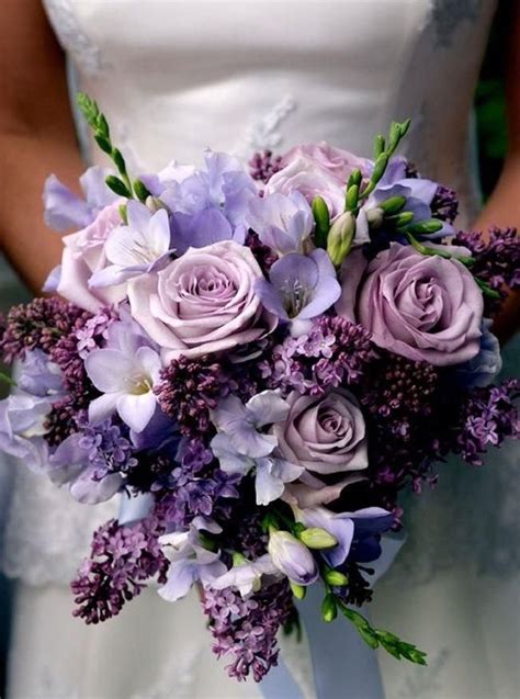 Purple Wedding Bouquets