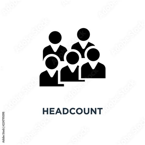 headcount icon. headcount concept symbol design, vector illustra Stock ...