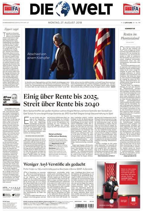 DIE WELT - Zeitung als ePaper im iKiosk lesen