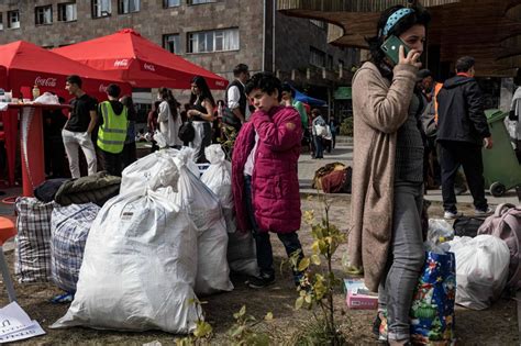 'How can we live with them?' Terrified Armenians flee Karabakh - The ...