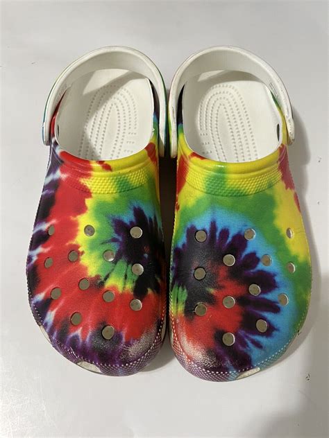 Crocs Classic Adult Tye Dye Clogs Mens Size 11 - Gem