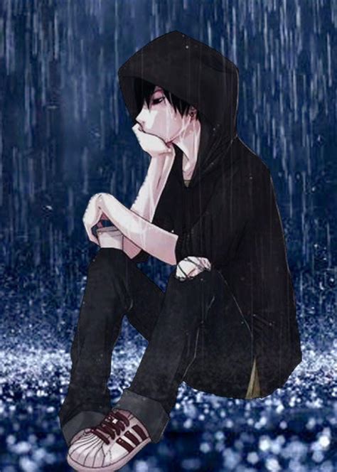 Best Loneliness Alone Sad Anime Boy Wallpaper Pictures