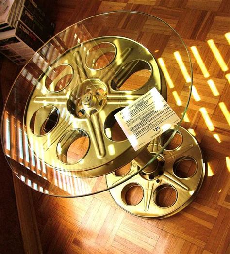 35mm Movie Reel Tables | Movie reels, Theatre games, Game room furniture