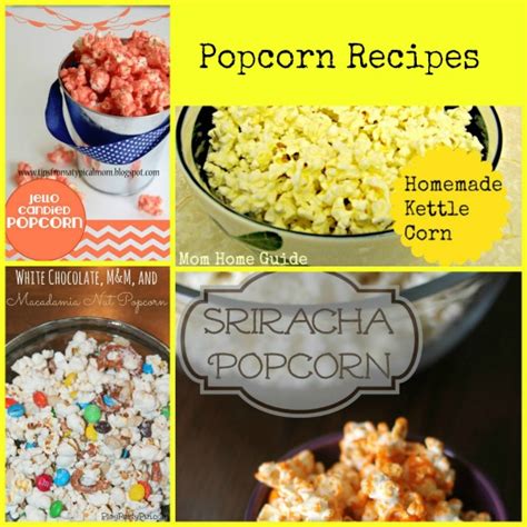 Four Homemade Popcorn Recipes for National Popcorn Day