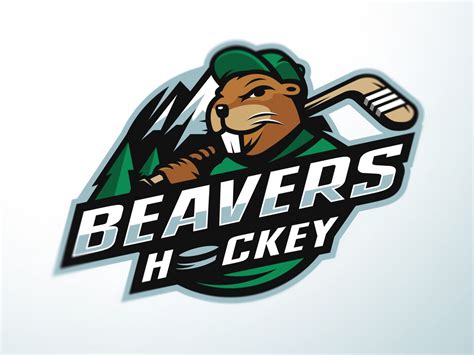 Beavers Hockey logo | Hockey logos, Beaver, Sports team logos