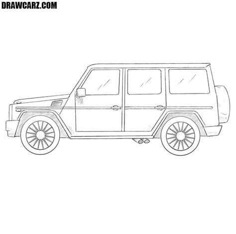 How to draw a mercedes benz g class – Artofit