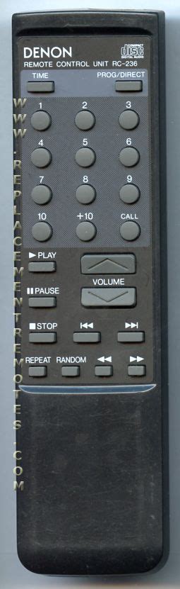 Buy DENON RC-236 RC236 -4990206004 CD Player Remote Control