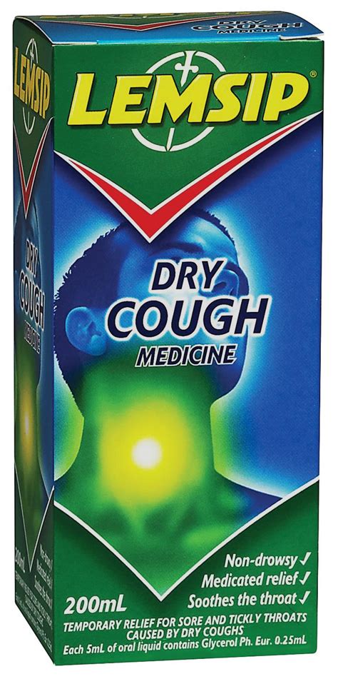 Lemsip Cough Medicine Medicine For Dry Cough 200ml