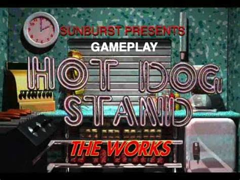 Classic Sunburst Communication's The Hot Dog Stand: The Works Gameplay ...