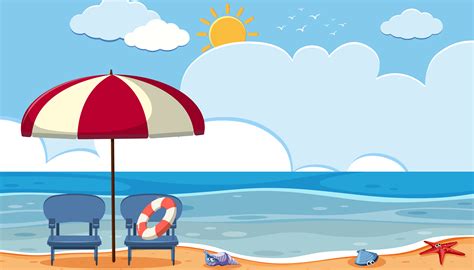 33+ Beach Scene Clipart Pictures - Alade