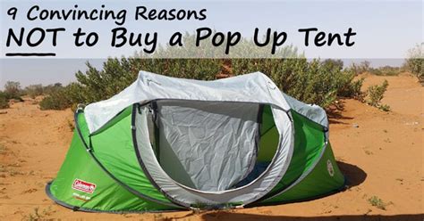 9 Convincing Reasons Not to Buy a Pop Up tent - Mom Goes Camping