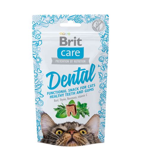 Brit Care Functional Semi-Moist Snack Dental 50g Cat Treats - Pet ...