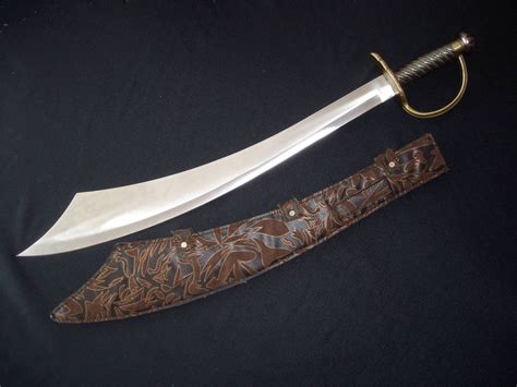 The back edge of this mongol sword can be used for denting knight's ...