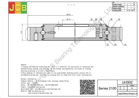 DRAWINGS ROTEK - SLEWING BEARING MANUFACTUTERE