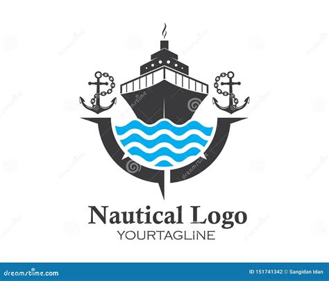 Ejemplo Del Icono Del Vector De Logo Template Del Barco De Cruceros ...