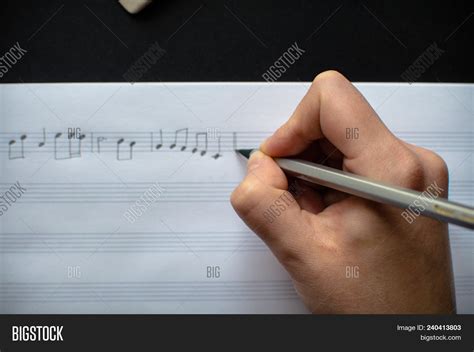 Music Notes Writing Image & Photo (Free Trial) | Bigstock