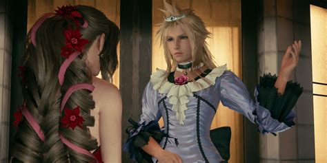 Final Fantasy 7 Remake Fashion Mod Lets Cloud Wear A Dress Forever