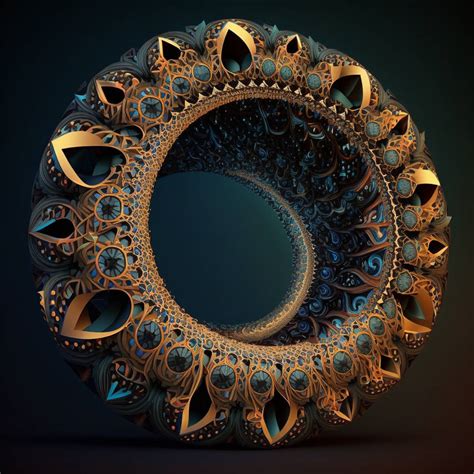 futuristic fractal torus shape by Sanguisan on DeviantArt