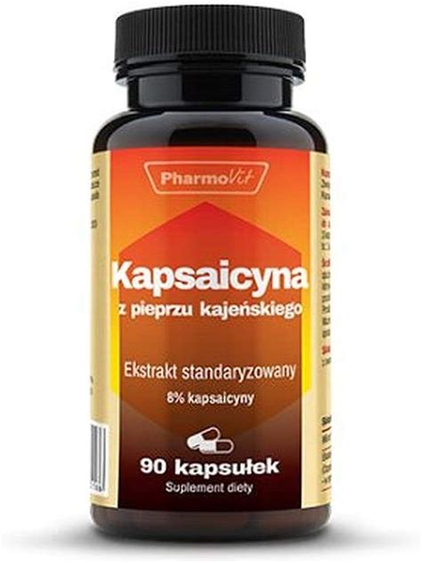 Capsaicin - KAPSAICYNA 90 Capsules Standarised to 8% Capsaicin: Amazon ...