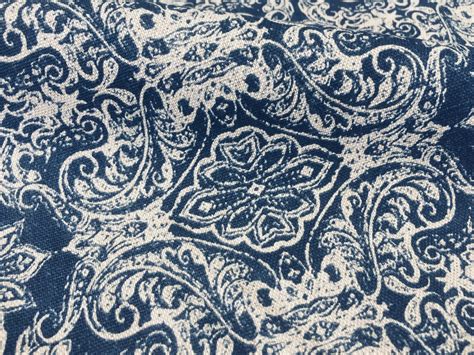 JACQUARD Baroque Floral Vintage Damask Print Fabric Material for ...