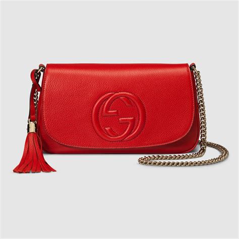 Red Gucci Chain Bag | semashow.com