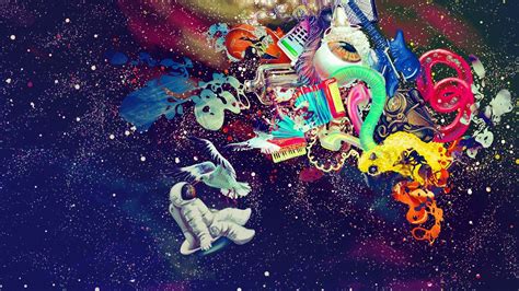 Trippy Astronaut in Space Wallpapers - Top Free Trippy Astronaut in ...