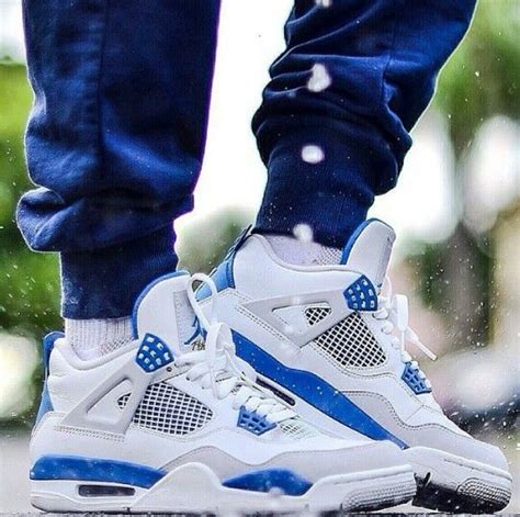 Air Jordan 4 "Military Blue" | Sneakers, Air jordans, Sneakers men