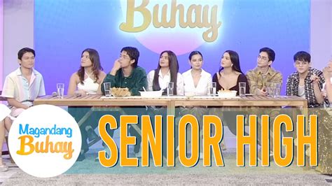 Senior High cast reveals each other's secrets | Magandang Buhay - video ...