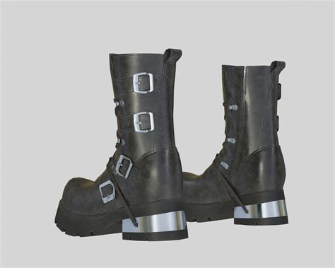 ArtStation - Biker Shoes - New Rock | Game Assets