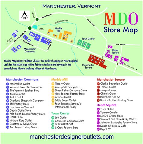 Outlet centre in Manchester Center, VT - Manchester Designer Outlets ...