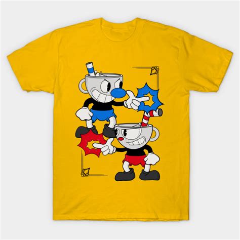 Cuphead Design - Colour - Cuphead - T-Shirt | TeePublic