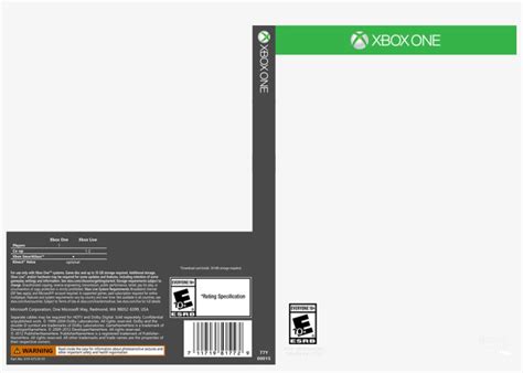 Click Here For A Template Of The Xbox One Game Cover - Fifa 18 Xbox One ...