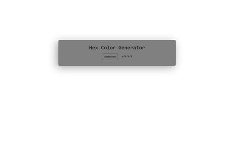 GitHub - iambhavik11/random-hex-generator