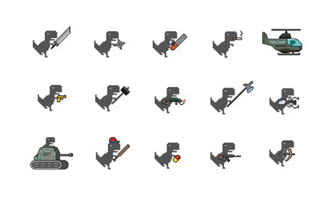 The Chrome Dinosaur game — but with guns, tanks, and drugs