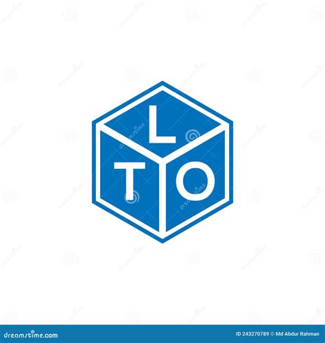 LTO Letter Logo Design on Black Background. LTO Creative Initials ...