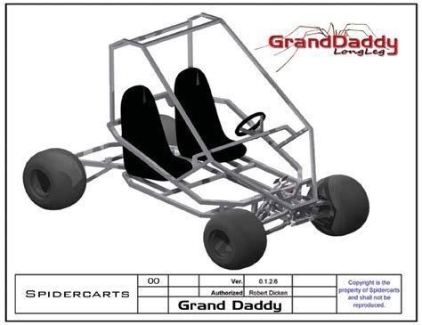 GrandDaddy Go Kart Plans - SpiderCarts | Go kart plans, Go kart, Diy go ...