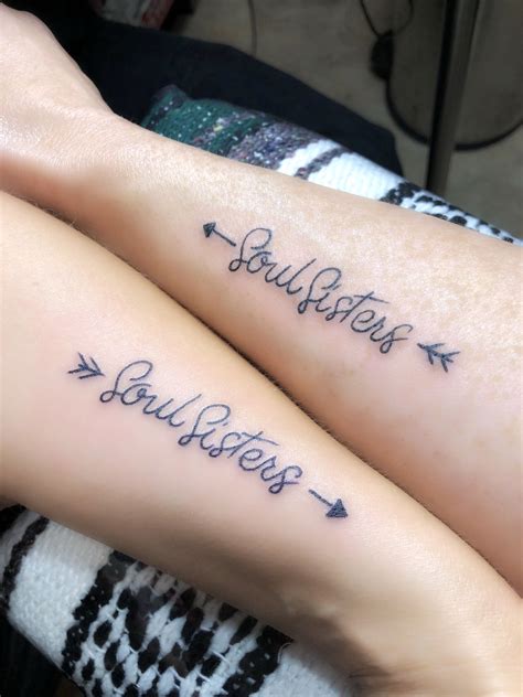 Soul Sister Tattoo Best Friends Connected for Life True Friendship ...