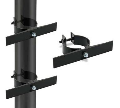 Z Bracket Single-Sided Round Pole Brackets - Sign Mounting Brackets | TAPCO