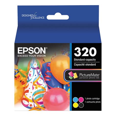 Epson T320 (320) Ink, Black/Cyan/Magenta/Yellow - Walmart.com