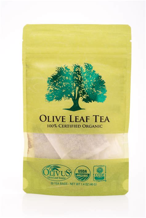 Olivus Organic Olive Leaf Tea - 20 bags