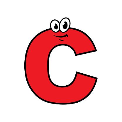 Cartoon Letter C Character Stock Illustration - Download Image Now ...