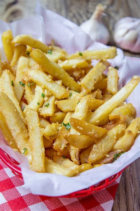 Loaded Garlic Fries {Easy, Oven-Baked} | Dinner, then Dessert