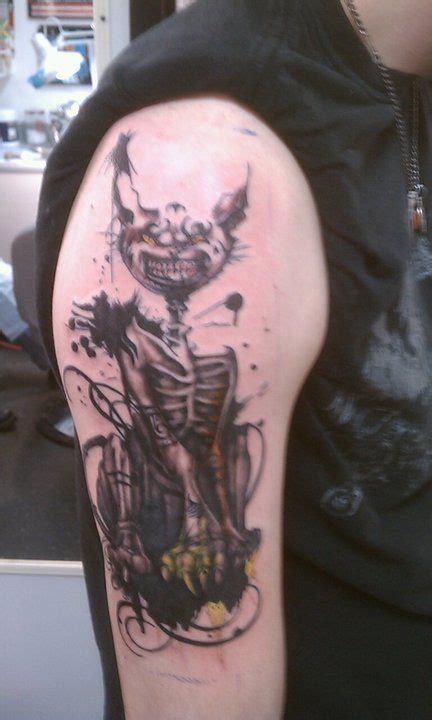 Cheshire Cat Tattoo Shot #1 by BL00DCL0V3R on DeviantArt I Tattoo, Paw ...