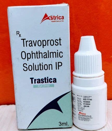 Astrica Travoprost Eye Drops at Rs 160/piece in Khammam | ID: 2850524569530