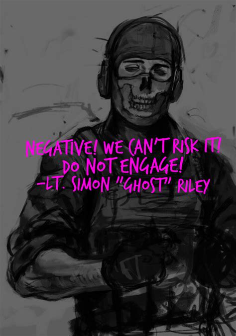 game character quote • lt. simon "ghost" riley | Tentara, Kartun