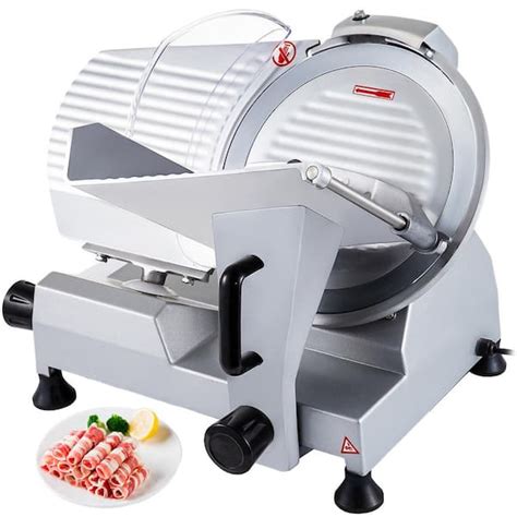 VEVOR Commercial Meat Slicer 12 in. Electric Meat Slicer Semi-Auto ...