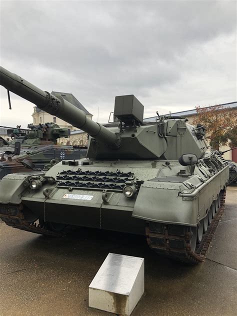 Leopard 1 Tank outside of the Military History Museum in Dresden : r ...