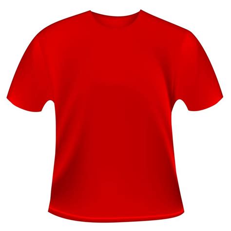 Red T-Shirt Template | Blank t shirts, Red t, Shirt template